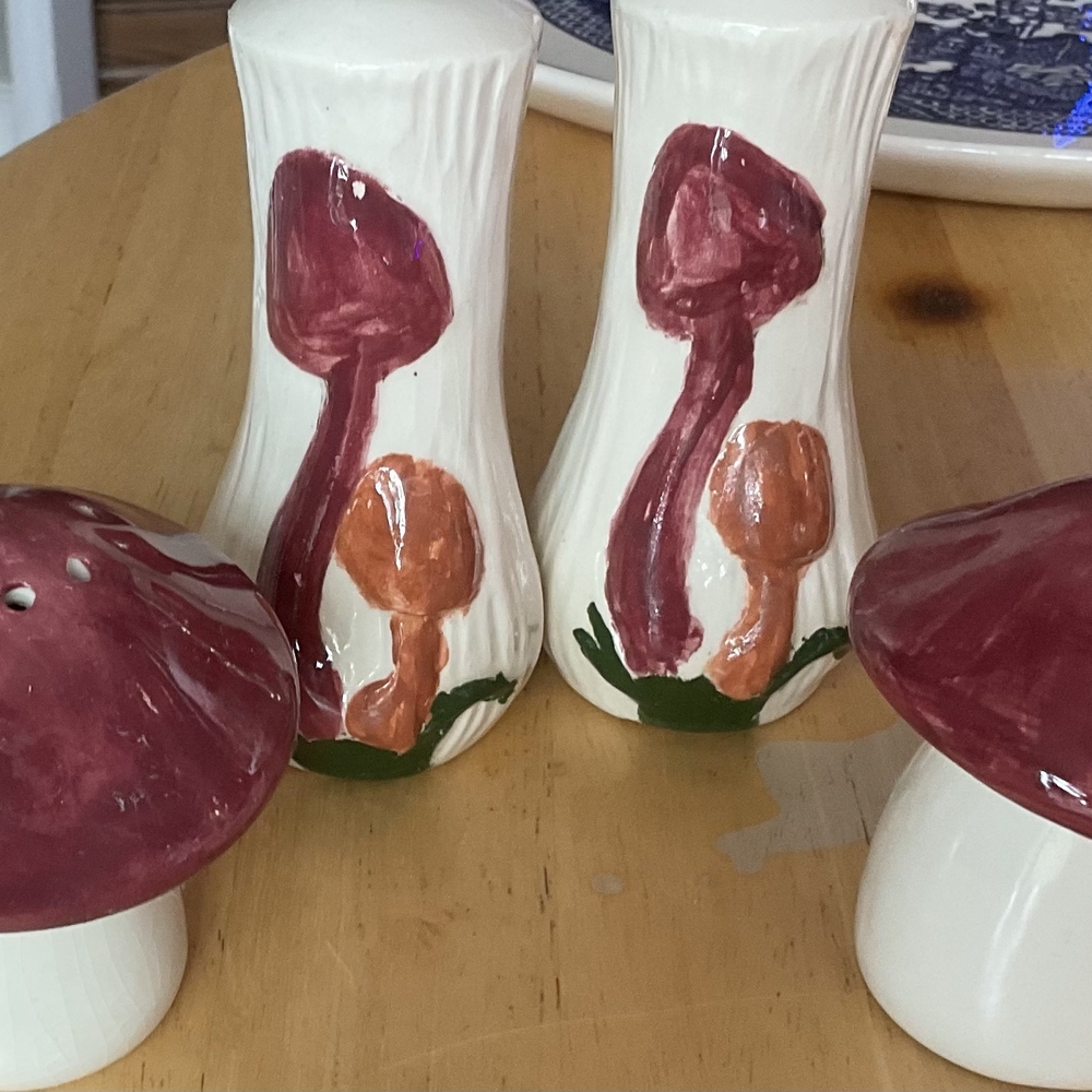 Mushroom Salt and Pepper Shakers - Picture 2 of 6
